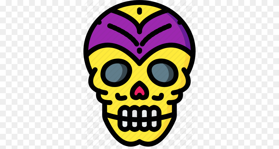 Day Of The Dead Dead Mexican Mex Skull Tradition Icon, Face, Head, Person Free Png Download