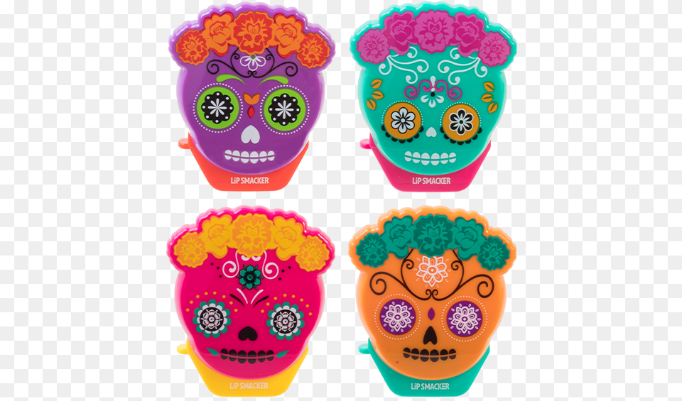 Day Of The Dead Flip Balm Collection Lip Smacker Day Of The Dead, Cake, Cream, Cupcake, Dessert Free Transparent Png