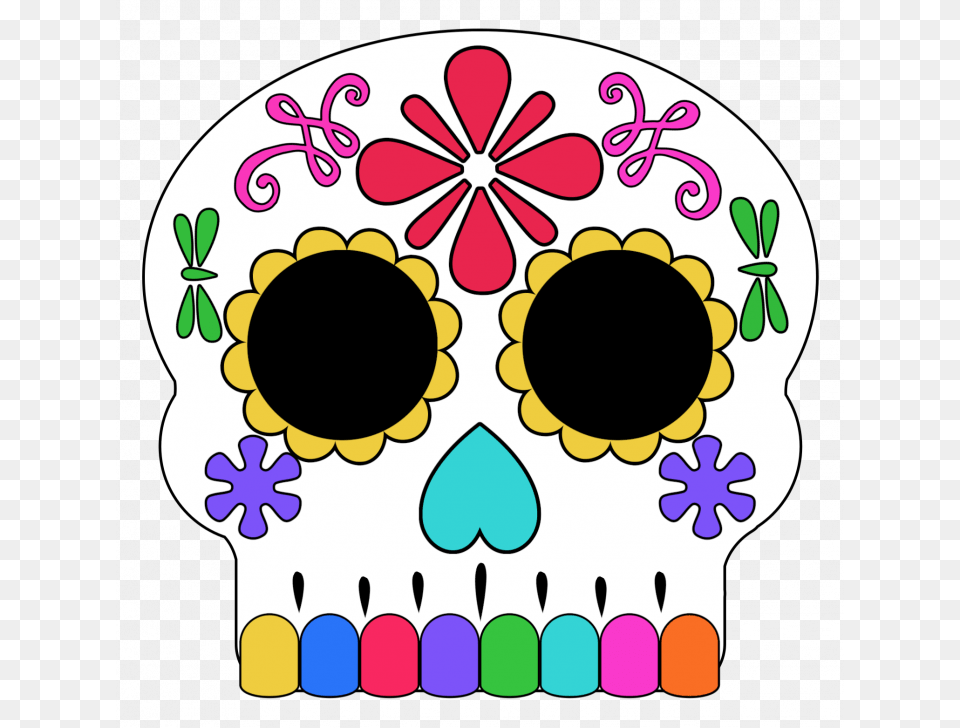 Day Of The Dead Mask Easy, Art, Clothing, Graphics, Swimwear Free Transparent Png