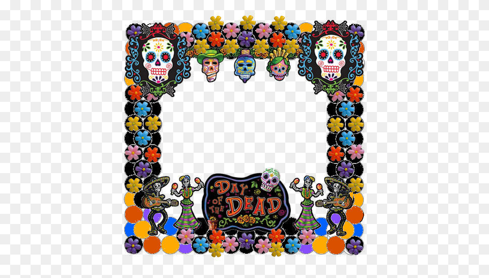Day Of The Dead Photo Frame, Person, People, Baby, Adult Png Image