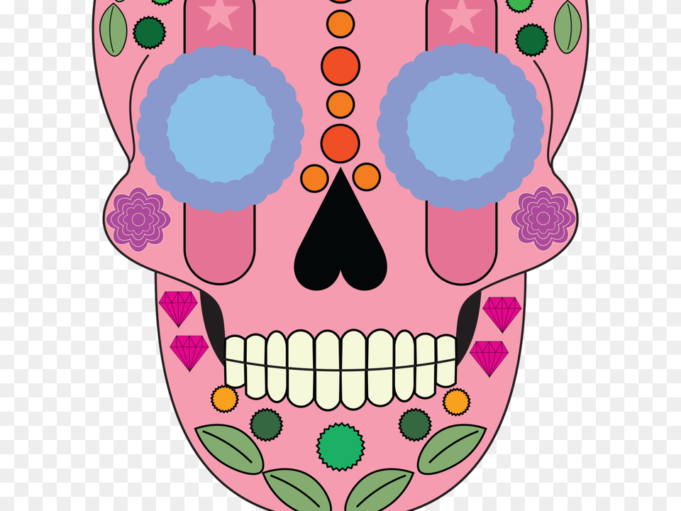 Day Of The Dead Pink, Body Part, Mouth, Person, Teeth Free Transparent Png