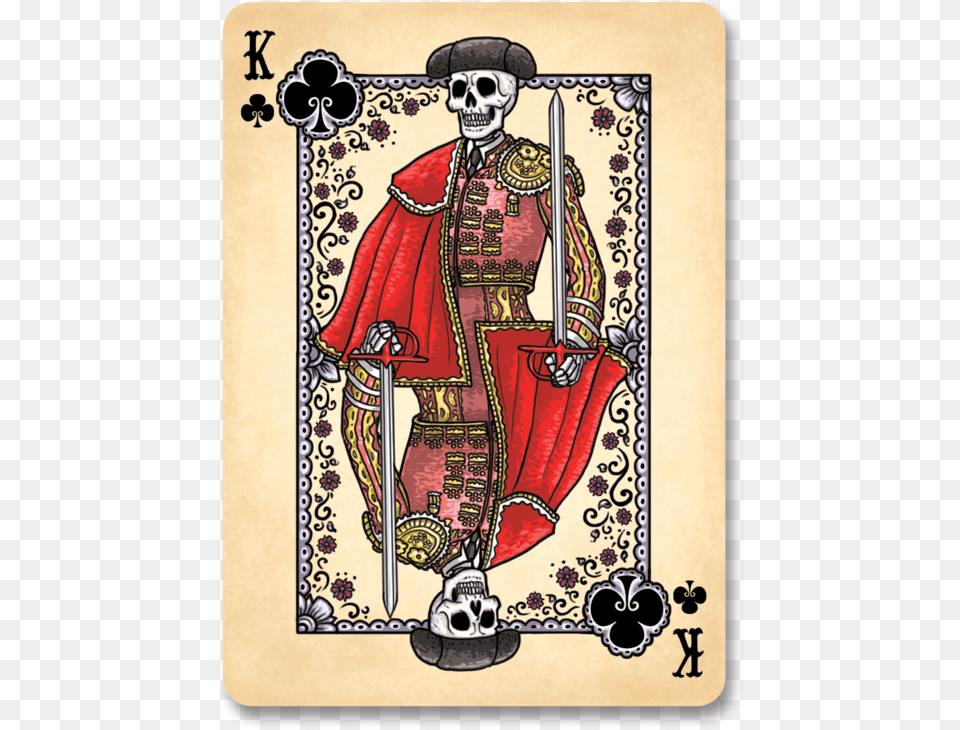 Day Of The Dead Playing Card, Adult, Male, Man, Person Free Png