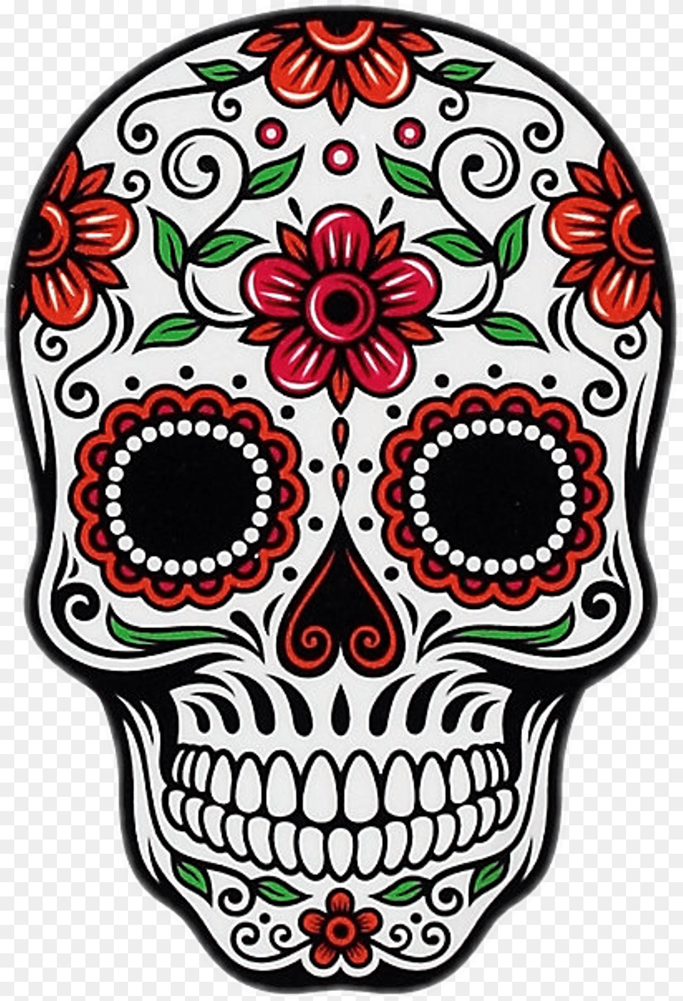 Day Of The Dead Rose Sticker Clipart Day Of The Dead Skull Clipart, Art, Pattern, Baby, Person Free Transparent Png
