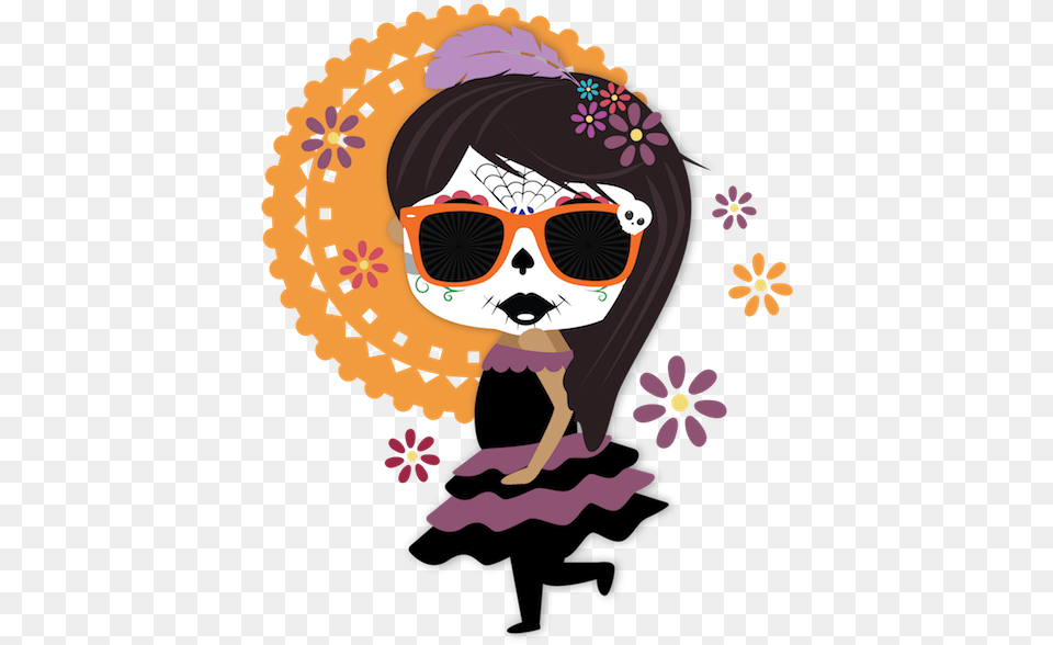 Day Of The Dead Stickers Messages Sticker 1 Day Of The Dead Stickers, Graphics, Art, Accessories, Sunglasses Free Png