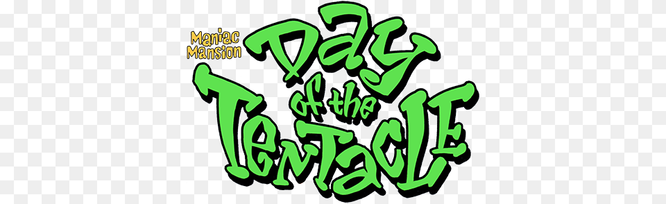 Day Of The Tentacle Logo Day Of The Tentacle Logo, Text, Dynamite, Weapon, Art Free Png