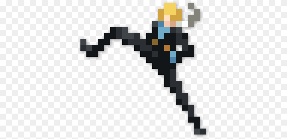 Day One Piece Pixel Art Sanji, Sword, Weapon Free Png Download