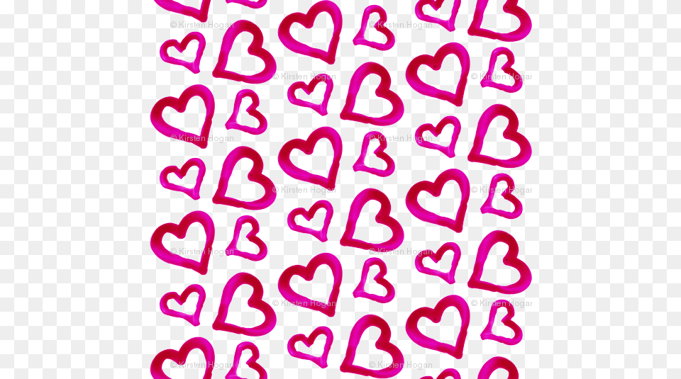 Day Pink Watercolor Hearts Cute Valentines Hello Kitty Coloring Pages, Text, Symbol, Pattern, Number Png