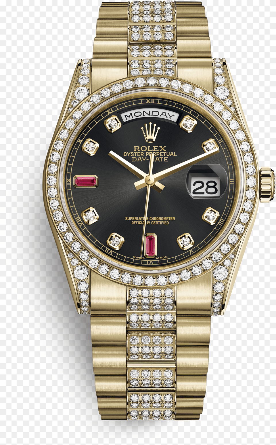 Day Rolex Day Date 36 White Gold With Diamonds, Arm, Body Part, Person, Wristwatch Free Transparent Png