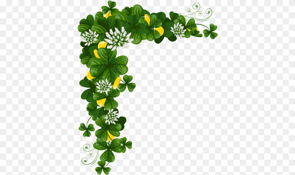 Day St Patrick39s Day On March, Art, Floral Design, Graphics, Green Png Image