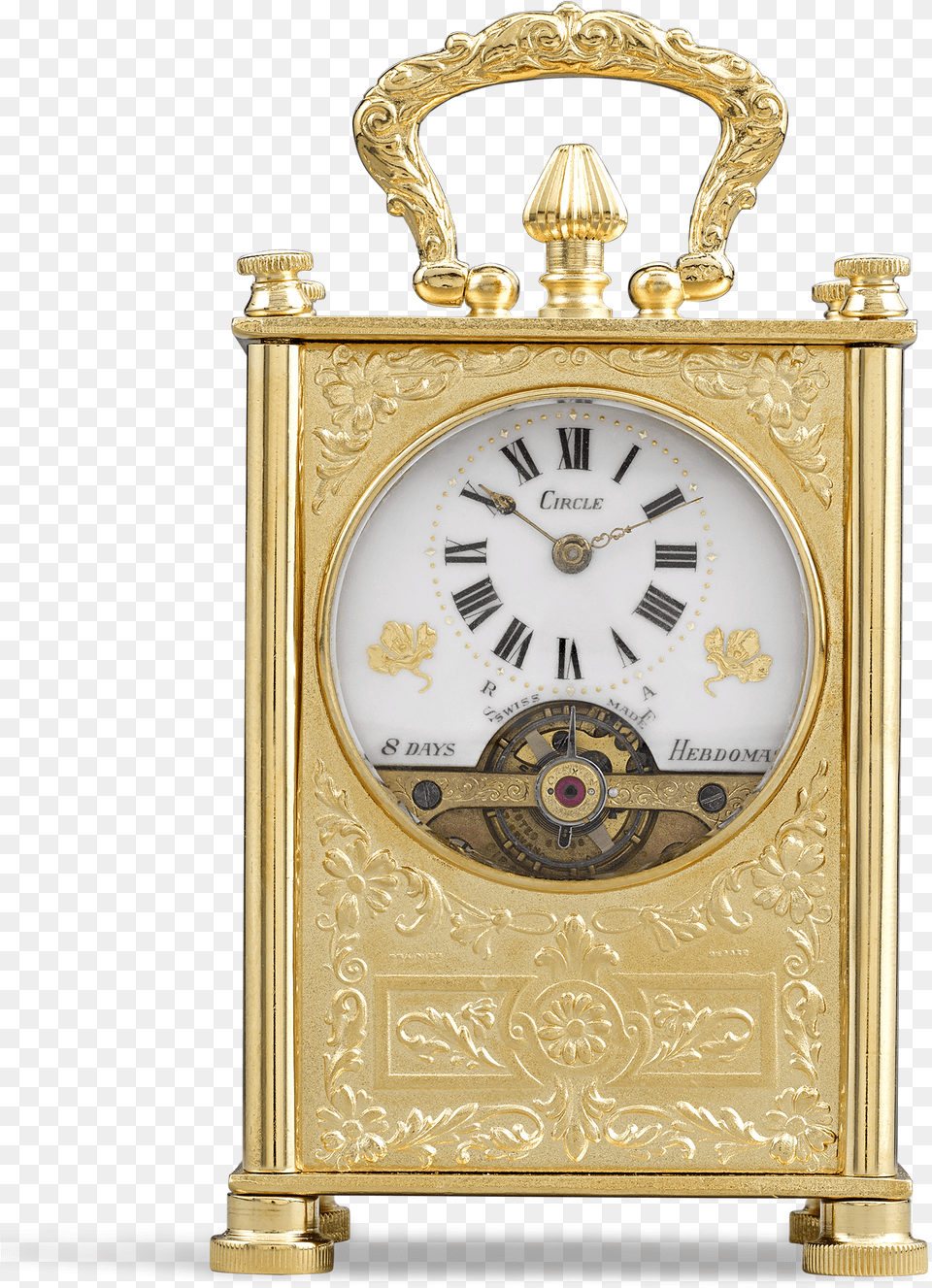 Day Swiss Carriage Clock Watch Free Transparent Png