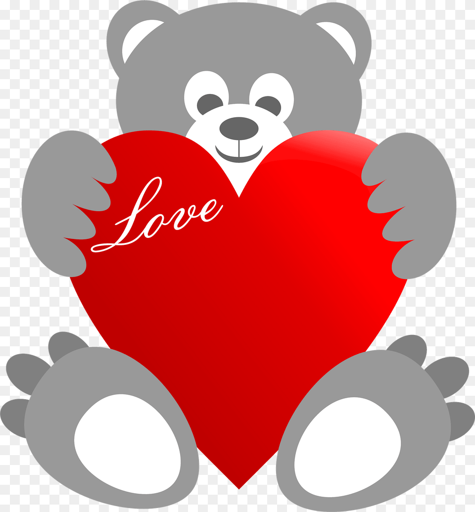 Day Teddy Bear Clipart, Animal, Mammal, Wildlife, Heart Png
