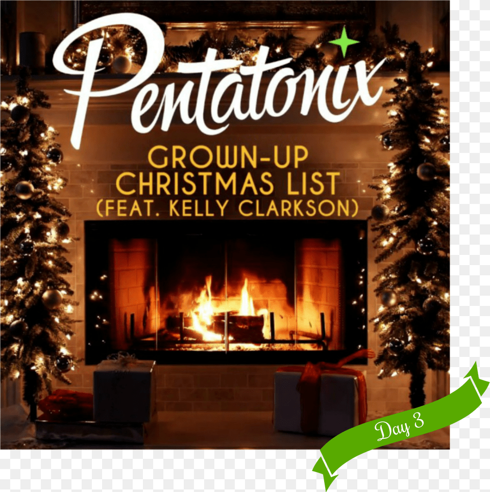 Day Three Grown Up Christmas List Pentatonix Feat Pentatonix Waltz Of The Flowers, Fireplace, Indoors, Hearth Free Png Download