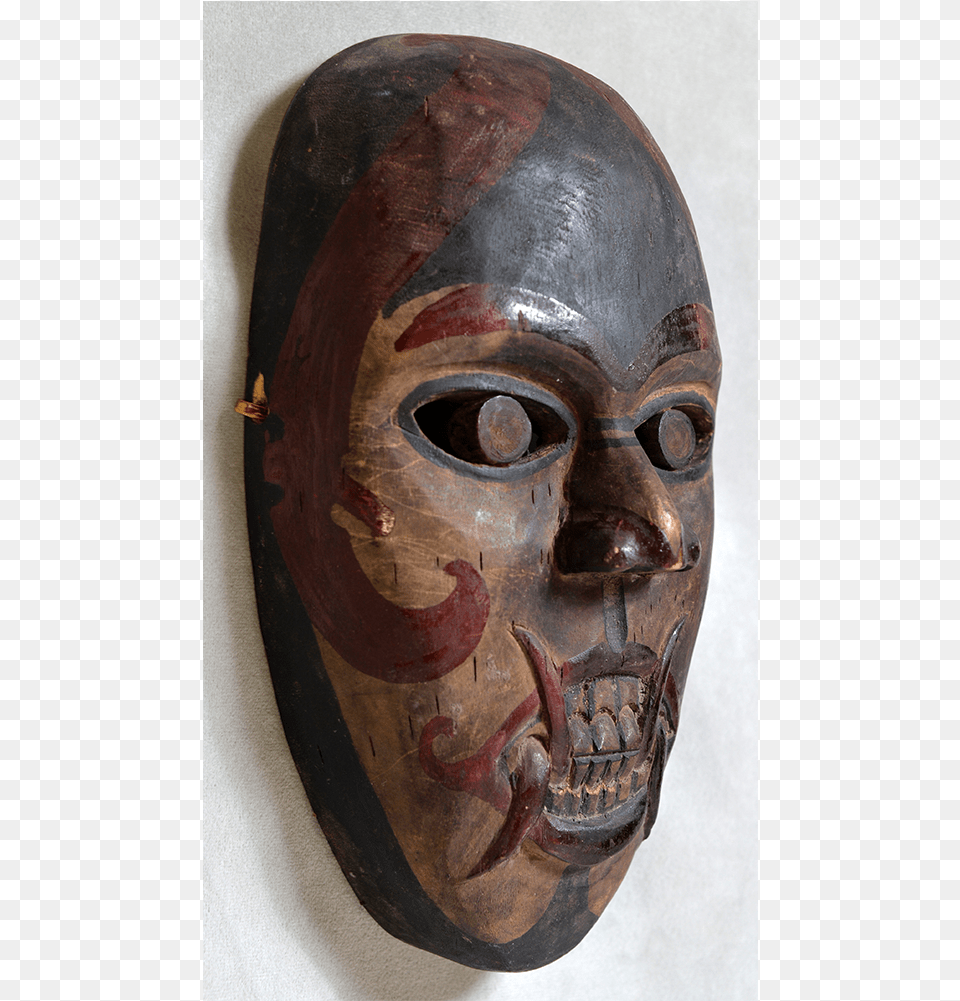 Dayak Demon Mask Mask, Face, Head, Person, Adult Free Png Download