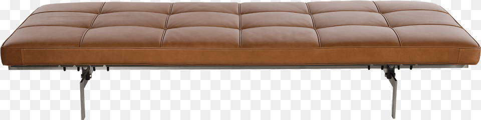Daybed Nubuck Anniversary Brown Leather Pk80 Fritz Hansen, Furniture, Couch, Ottoman Free Transparent Png