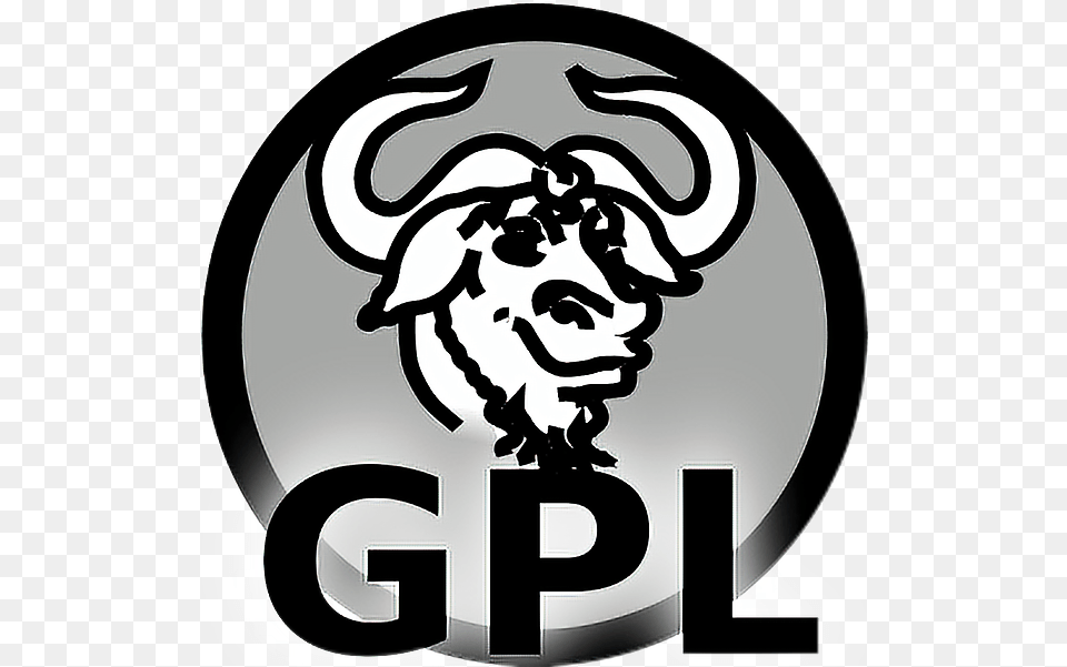 Daylight Linux Officiel Gpl License Icon, Logo, Stencil, Person, Face Png Image