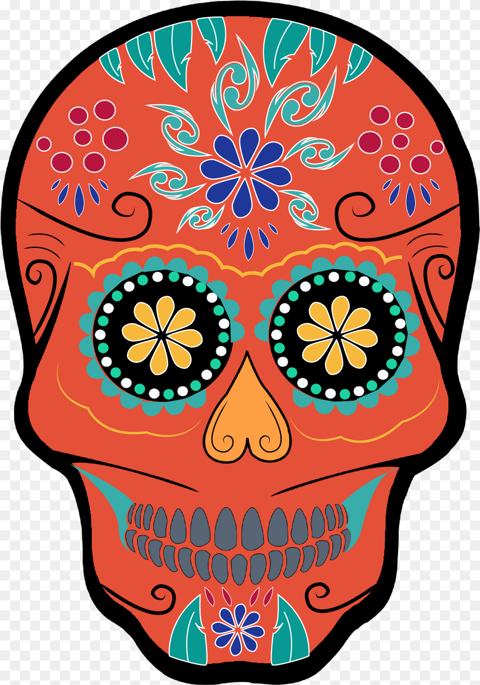 Dayofdead Aboriginal Art Calavera, Head, Person, Face, Clothing Free Png