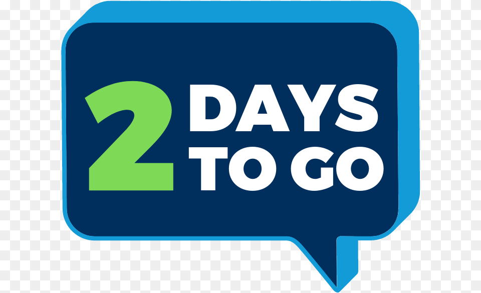 Days Left To Register For The October 26 Act Test Days To Go Logo, Text, Number, Symbol Free Transparent Png