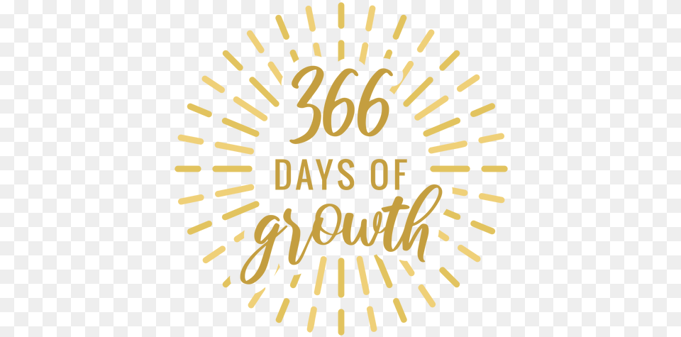 Days Of Growth Badge Sticker U0026 Svg Circle, Text Free Png Download