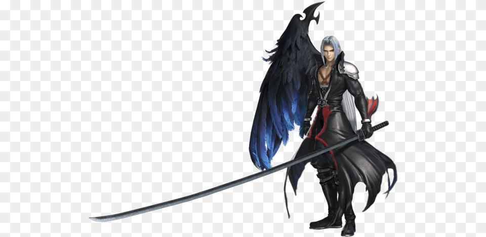 Days Of Video Game Characters Sephiroth One Winged Angel, Adult, Female, Person, Woman Png Image
