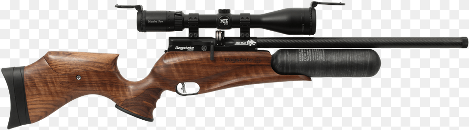 Daystate Red Wolf Walnut Bsa Air Rifle Pcp, Firearm, Gun, Weapon Free Png Download