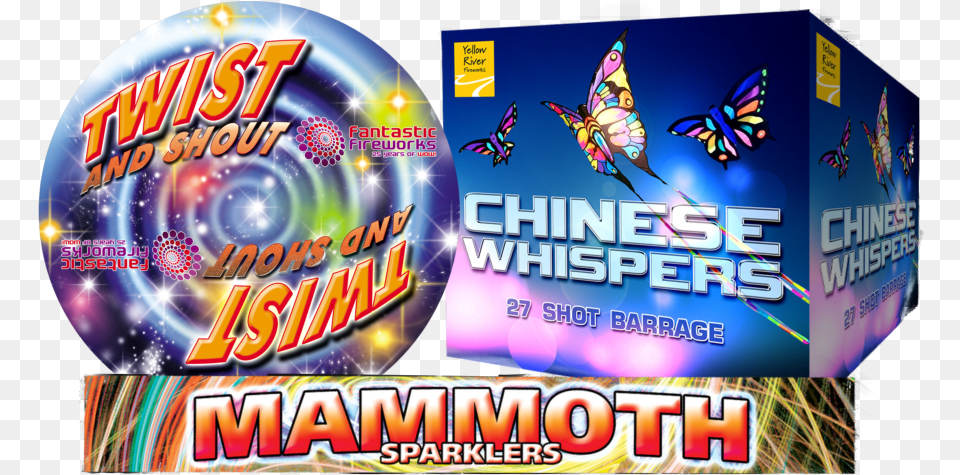 Daytime Fireworkstwistandshoutchinesewhispersand Graphic Design, Disk, Dvd Free Transparent Png