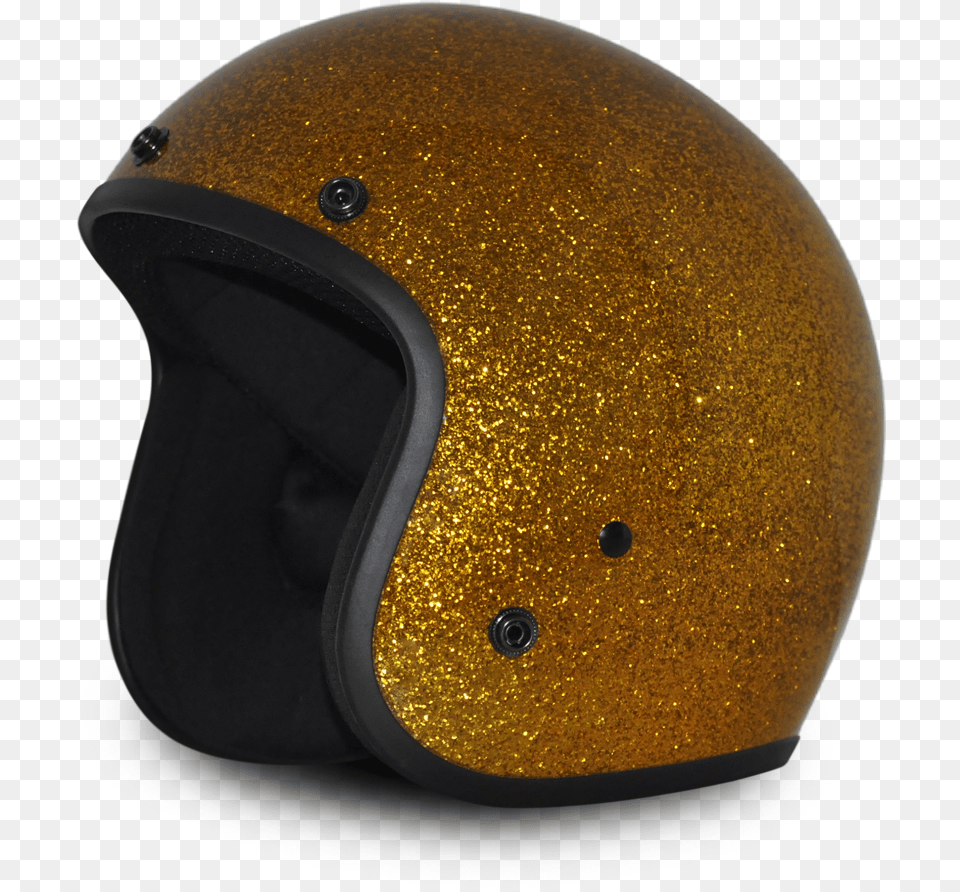 Daytona Cruiser Gold Metal Flake, Crash Helmet, Helmet Free Png Download