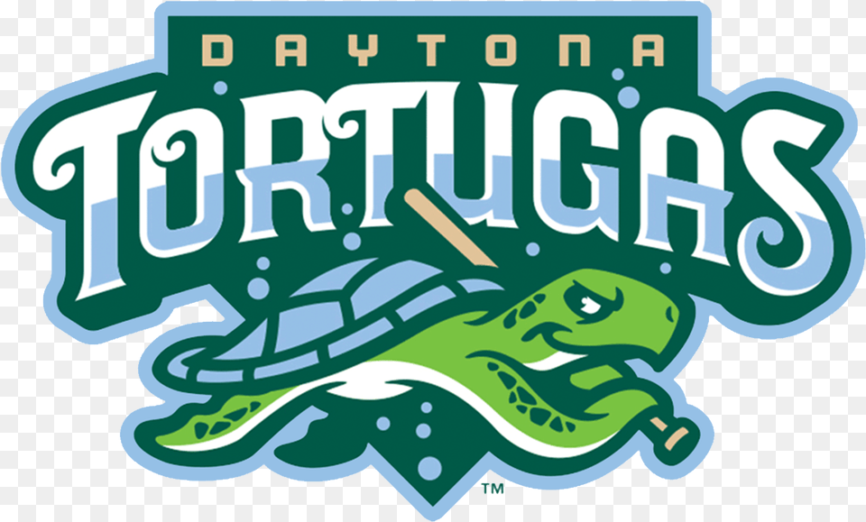 Daytona Tortugas Logo And Symbol Meaning History Daytona Tortugas Logo, Green, Advertisement, Art, Graphics Free Png Download