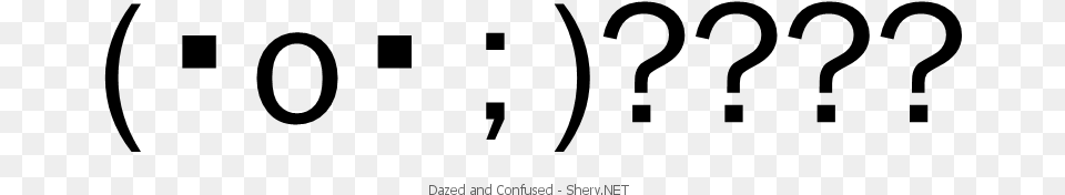 Dazed And Confused Inverted Emoticon, Gray Png Image