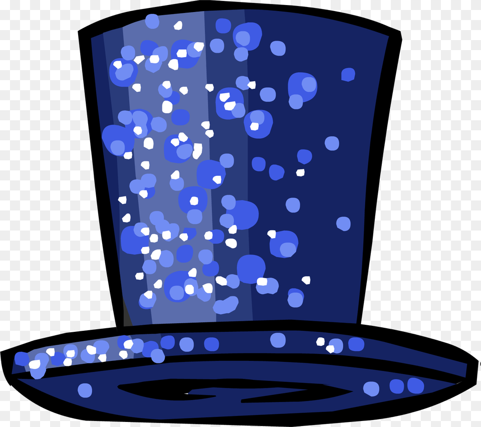 Dazzling Blue Top Hat Baseball Cap, Lighting, Glass, Blackboard Free Png Download