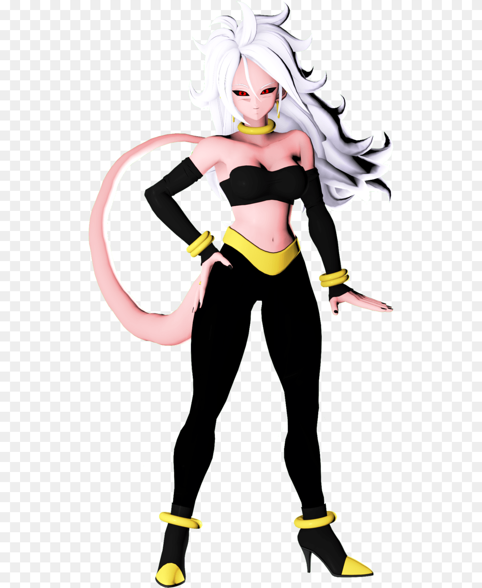 Dbfz Evil Android 21 By Mrtermi988 Evil Majin Android, Book, Clothing, Comics, Costume Png Image