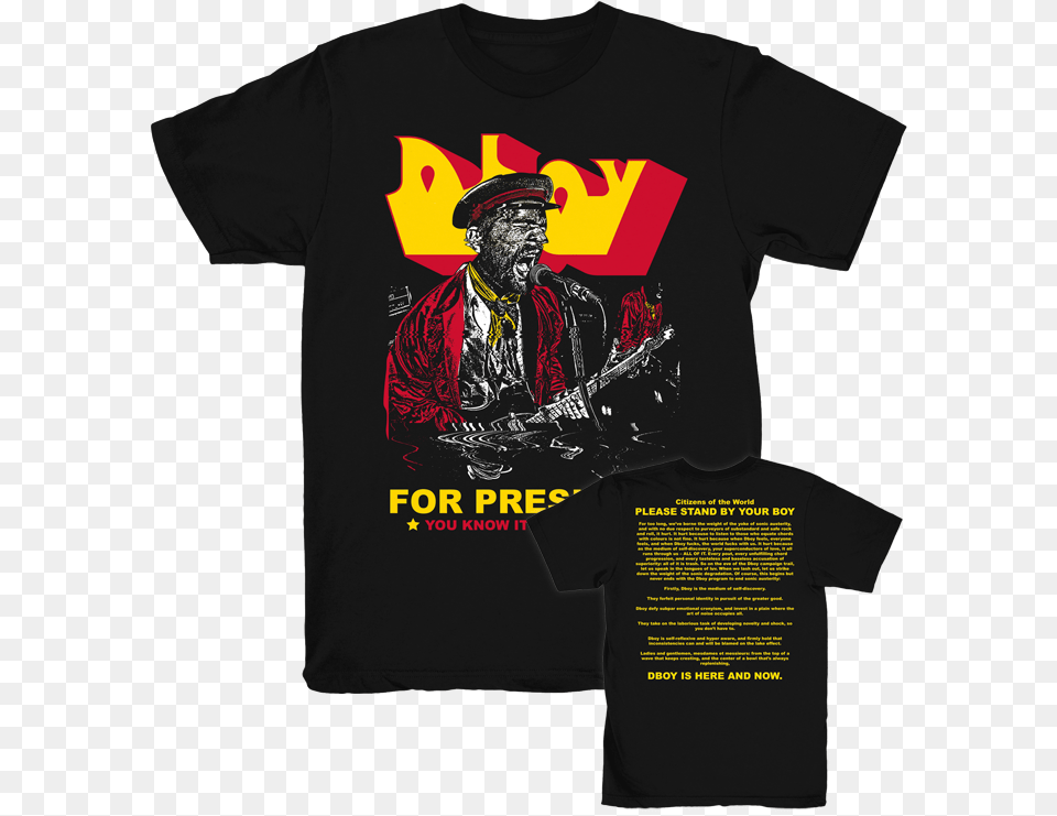 Dboy For President T Shirt Active Shirt, Clothing, T-shirt, Adult, Male Free Png Download