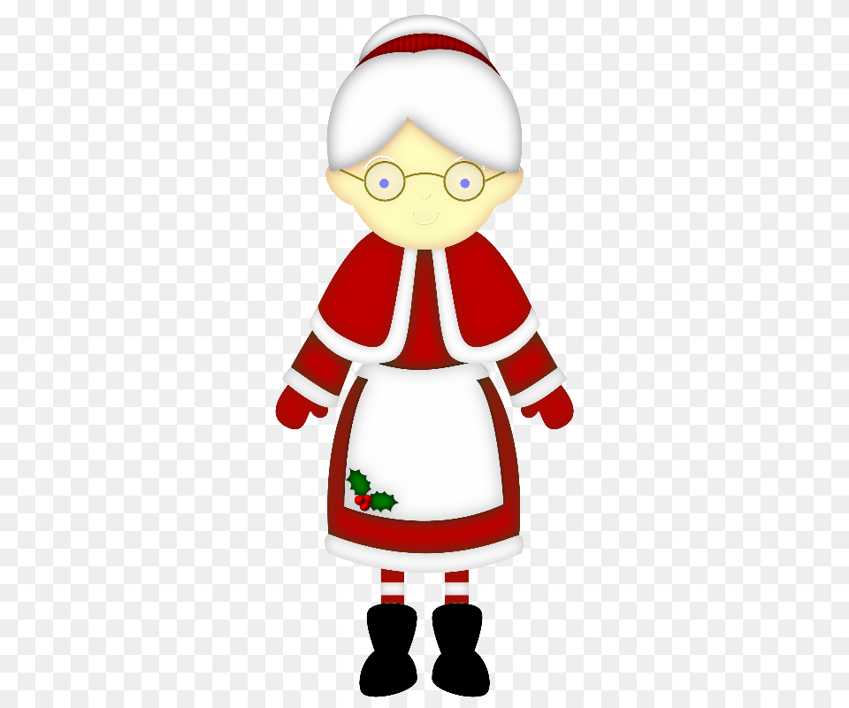 Dbs Hd Mrsclaus Christmas Clip Art Christmas, Elf, Baby, Person, Plush Free Png