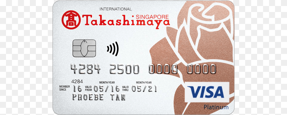 Dbs Takashimaya Debit Card Dbs Takashimaya Visa Debit Card, Text, Credit Card Free Png