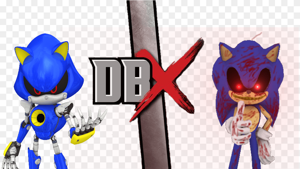 Dbx Battle Metal Sonic Vs Sonic Metal Sonic, Book, Comics, Publication, Toy Free Transparent Png