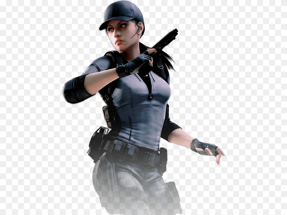 Dbx Fanon Wikia Jill Valentine Resident Evil 5 Bsaa, Weapon, Person, People, Handgun Free Transparent Png