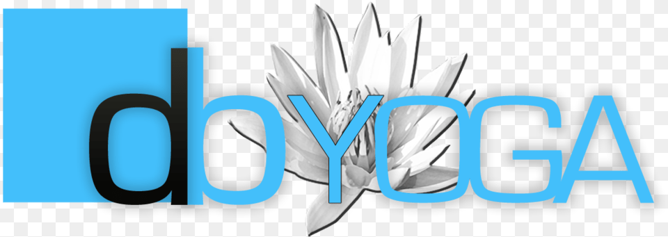 Dbyoga Lotus Carrib Blue2 Graphic Design, Flower, Plant, Lily, Pond Lily Png Image