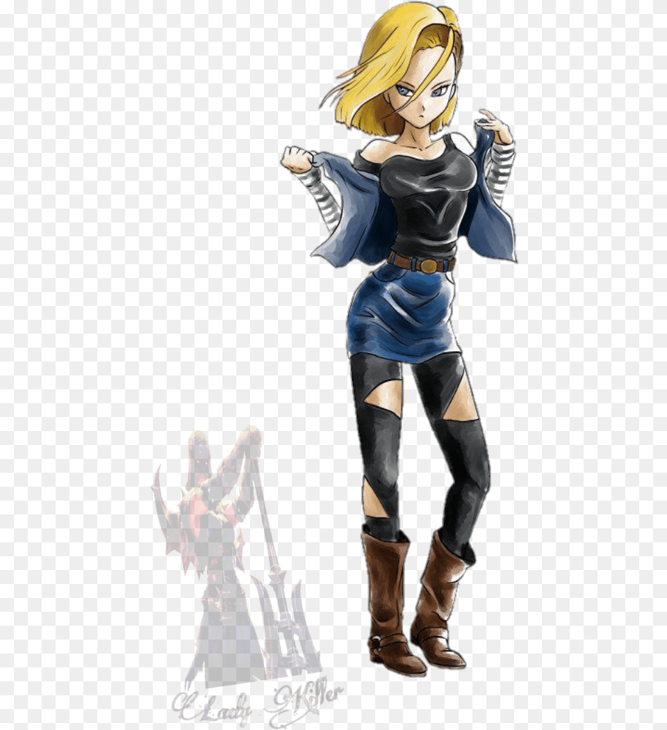 Dbz Dragonballz Dbzfanart Android18 Androide18 Android, Adult, Publication, Person, Female Free Transparent Png