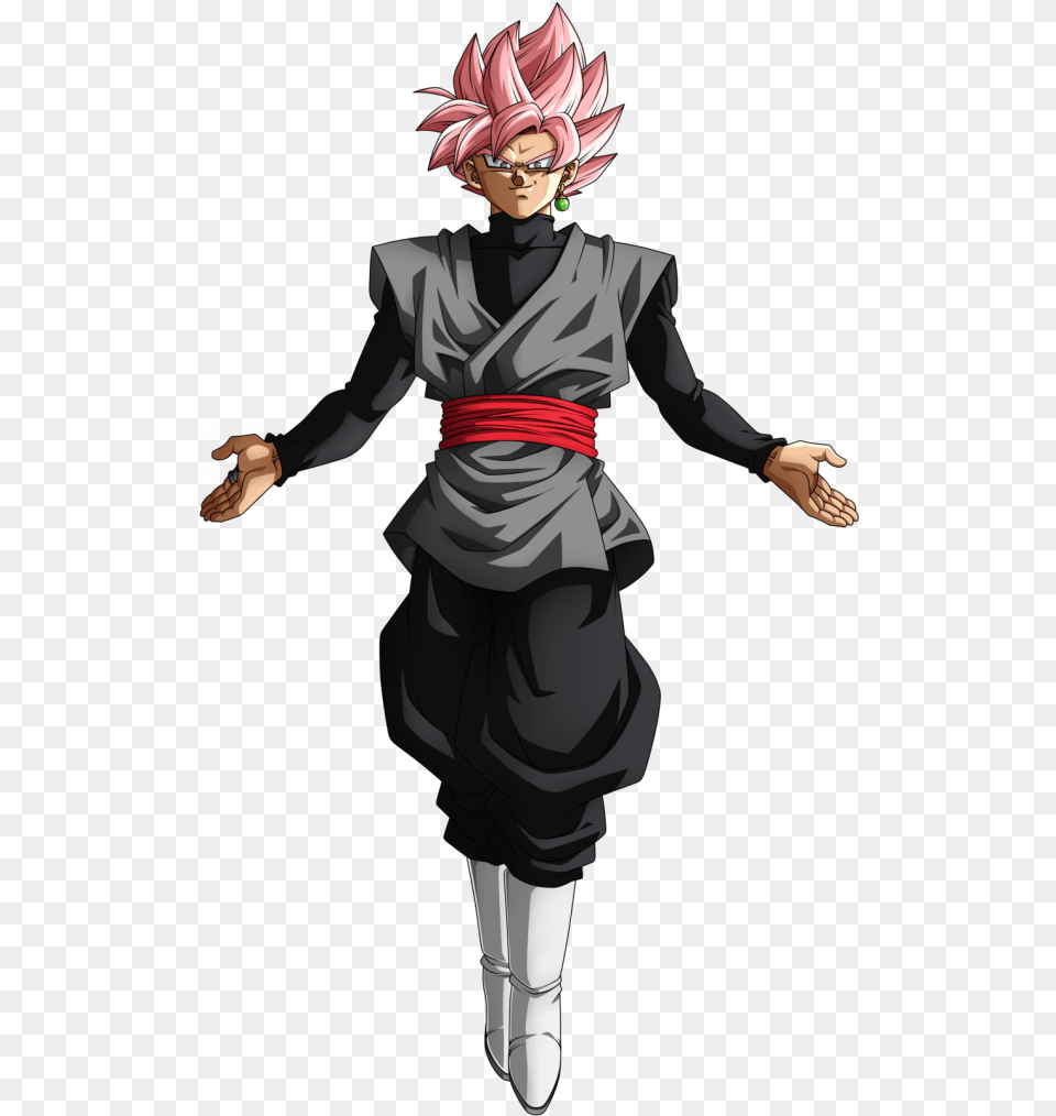 Dbz Goku Black Pn Black Goku Ssj Rose, Book, Publication, Comics, Adult Png Image