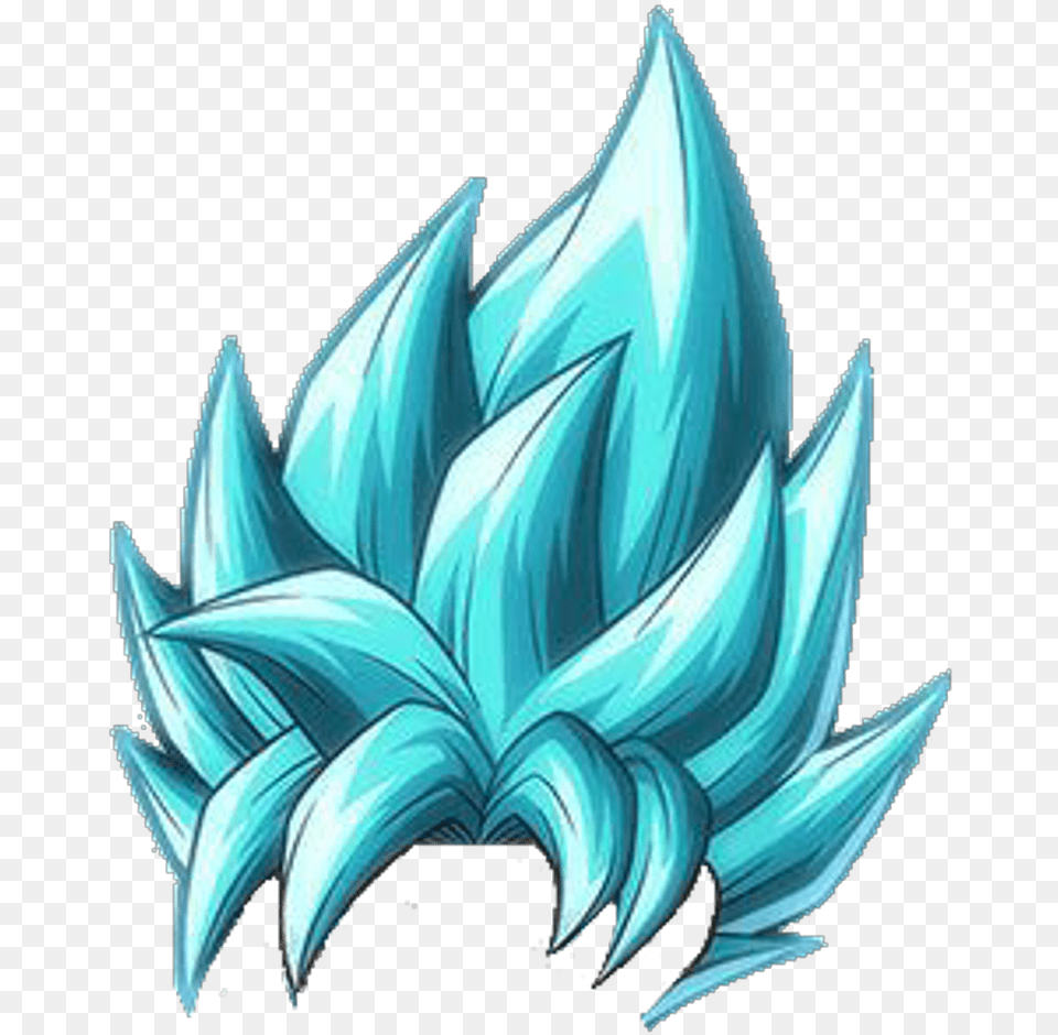 Dbz Goku Saiyajin Dbz Cabelo Hair Lucianoballack Super Saiyan Blue Hair, Graphics, Art, Dahlia, Flower Png Image