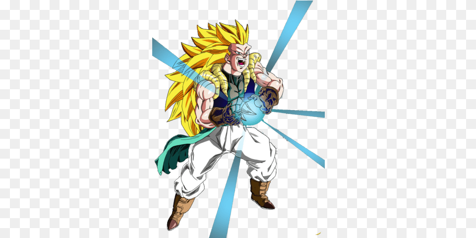 Dbz Gotenks Ssj3 Gt Fanart Dragon Ball Gt Gotenks Ssj3, Book, Comics, Publication, Person Png Image