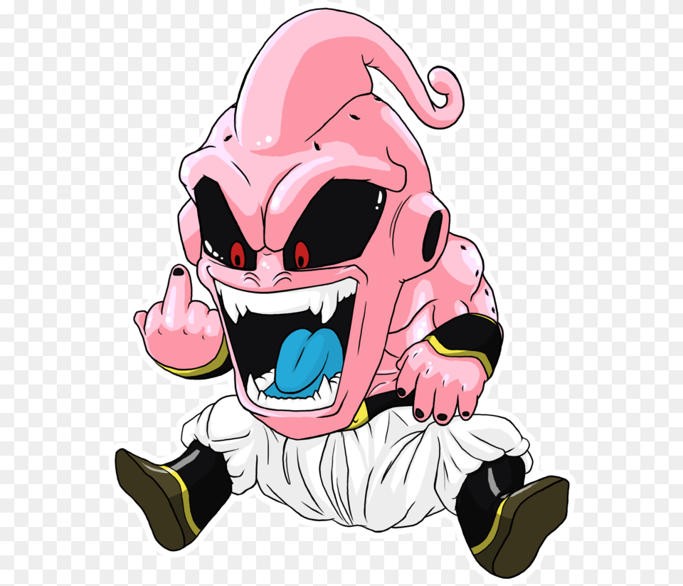 Dbz Kid Buu Had Enough Kid Buu Middle Finger, Baby, Person Free Png