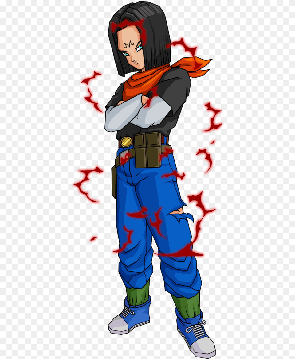 Dbz Majin Android 17 Image Personajes Dragon Ball Androides, Book, Publication, Comics, Adult Free Transparent Png