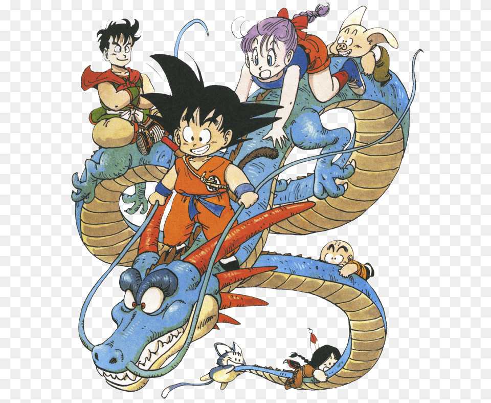 Dbz Nerd Dragon Ball Yamcha And Puar Db, Book, Comics, Publication, Baby Free Png