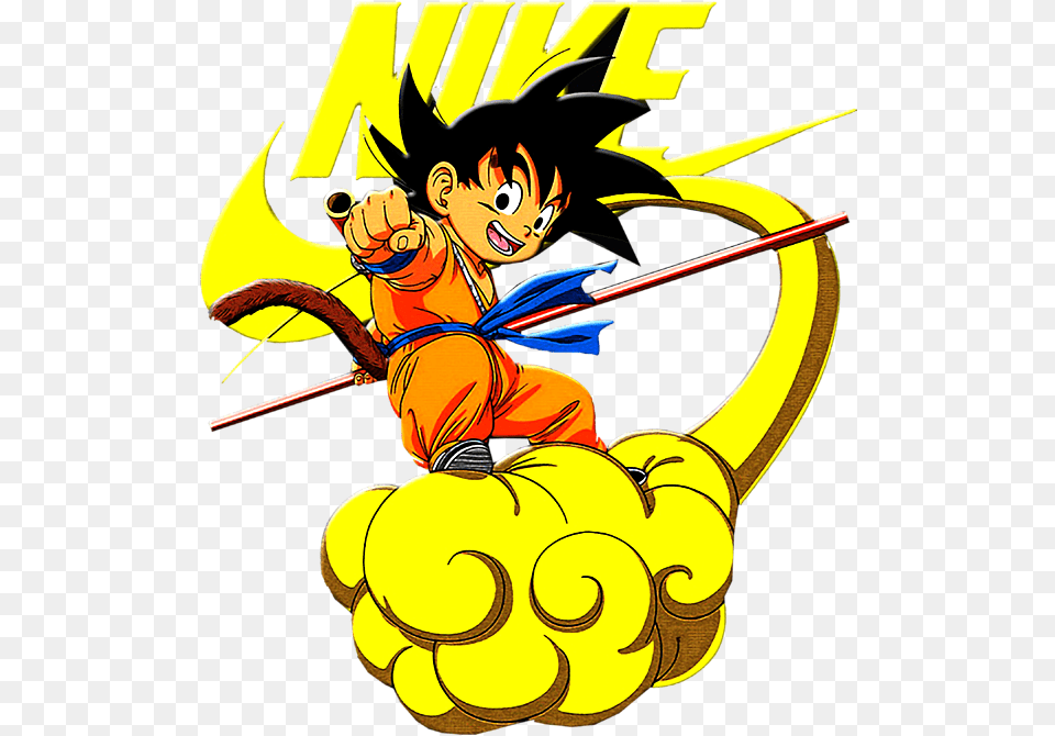 Dbz Nike Iphone 8 Case Goku On Nimbus Art, Baby, Person, Face, Head Png Image