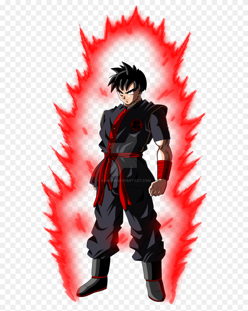 Dbz Oc With Aura, Book, Comics, Publication, Adult Free Png Download