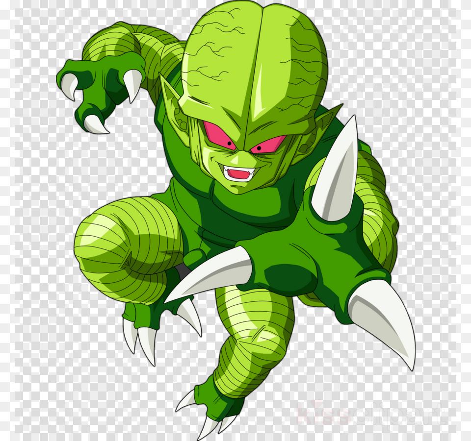 Dbz Saibaman Clipart Goku Vegeta Frieza Dragon Ball Z, Electronics, Green, Hardware, Baby Free Transparent Png