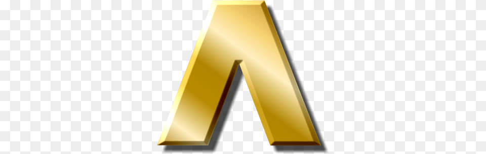 Dc, Gold, Text, Triangle Free Png Download