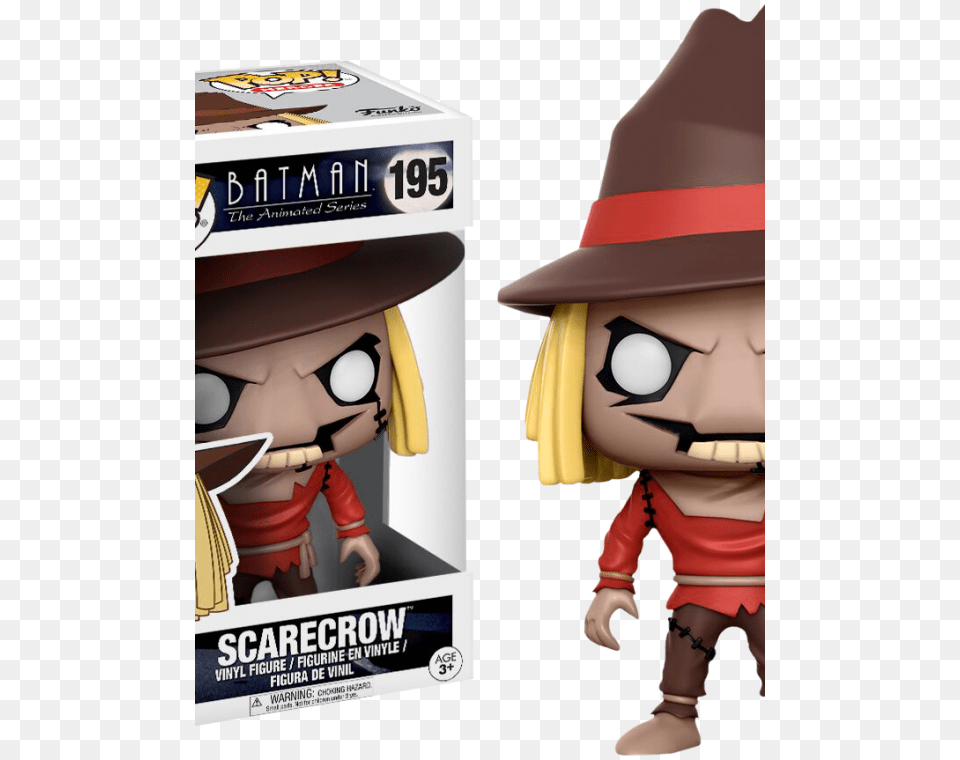 Dc Batman Animated Series Scarecrow Funko Pop Vinyl Batman Funko Pop, Baby, Person, Face, Head Free Transparent Png