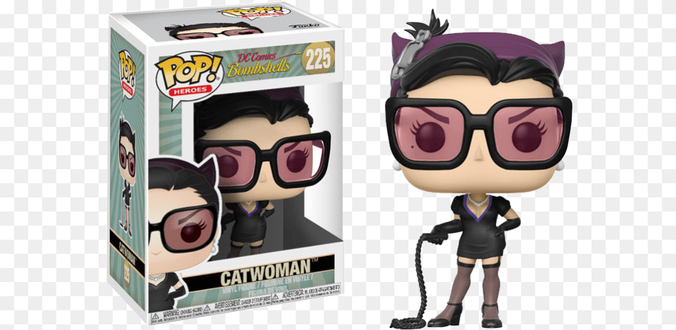 Dc Bombshell Funko Pop, Accessories, Person, Glasses, Female Free Png