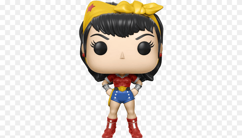 Dc Bombshells Wonder Woman Pop Figure Funko Pop Bombshells Wonder Woman, Doll, Toy, Baby, Person Png